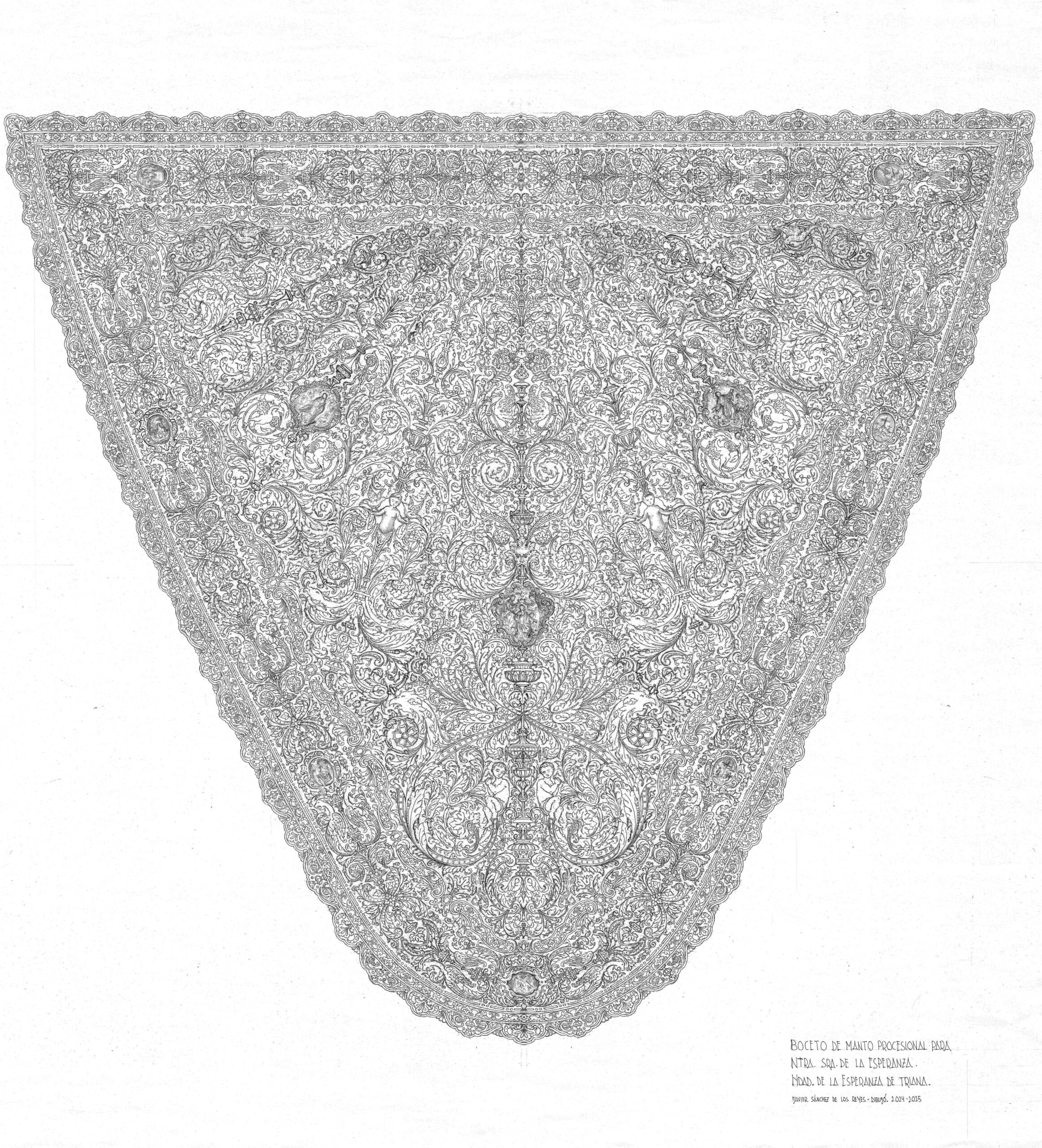 Diseño del tercer manto de salida de N.H.D. Javier Sánchez de los Reyes